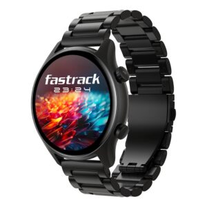 Fastrack Astor FR2 Pro AMOLED Smartwatch Stainless Steel Bluetooth Calling SpO2